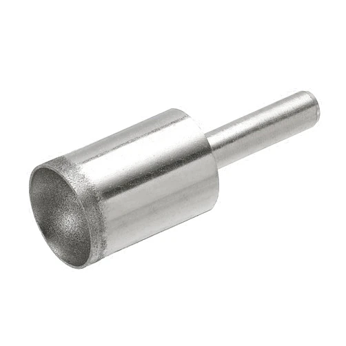 uxcell Diamond Grinding Mounted Point, 17mm 600 Fine Grits Spherical Concave Head Bead Coarse Grinding Bit for Jade Amber Stone Beeswax Glass
