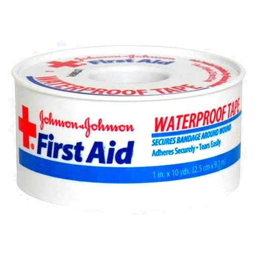 Johnson & Johnson First Aid Waterproof Tape (Pack of 2)