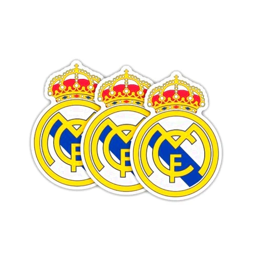QUALITY SHOP INC. Real Madrid Football Sticker - Vinyl Sticker for Car, Truck, Van - Indoor and Outdoor Use - Waterproof Decal for Laptop, Water Bottle and Mobil. 5