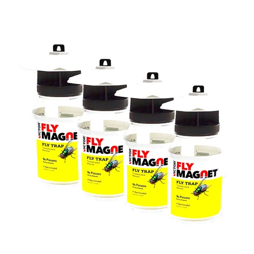 Safer Brand Victor M380 Fly Magnet Reusable Trap with Bait (4 Pack)