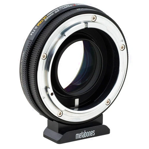 Metabones Canon FD/FL Lens to RF Mount Speed Booster Ultra 0.71x Adapter, Black