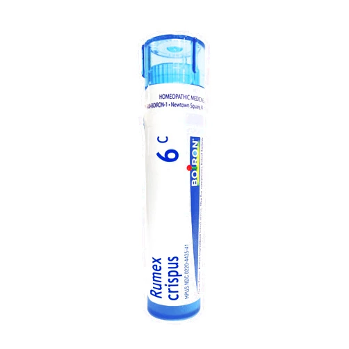 Boiron Rumex Crispus 6C Pellets, Homeopathic Medicine for Coughing, 80 Count