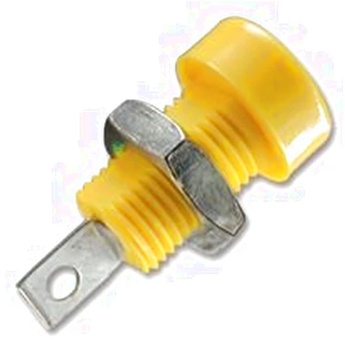 Best Price Square Johnson - Cinch Connectivity Banana Jack, 15A, Solder, Yellow - 108-0907-001