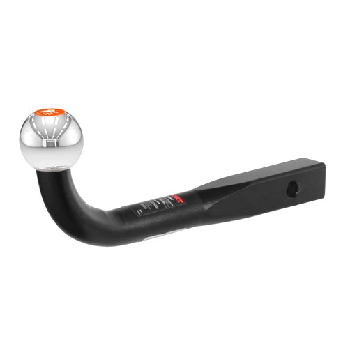 CURT 45552 Euro Trailer Hitch Mount with 2-Inch Trailer Ball, Fits 1-1/4-Inch Receiver, 3,500 lbs, 2-3/4-Inch Height