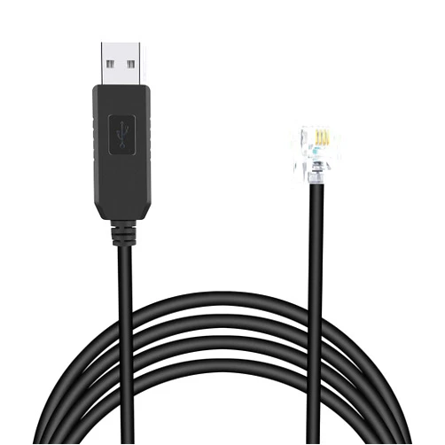 Suamdoen USB RS232 to RJ9 Serial Cable for PC Connect for Celestron Nexstar EQ6 Hand Control Cable Handcontroller Serial Adapter Cable