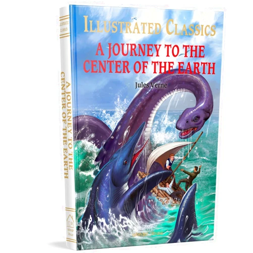 Wonder House Books Illustrated Classics - Journey To The Center of The Earth: Abridged Novels With Review Questions