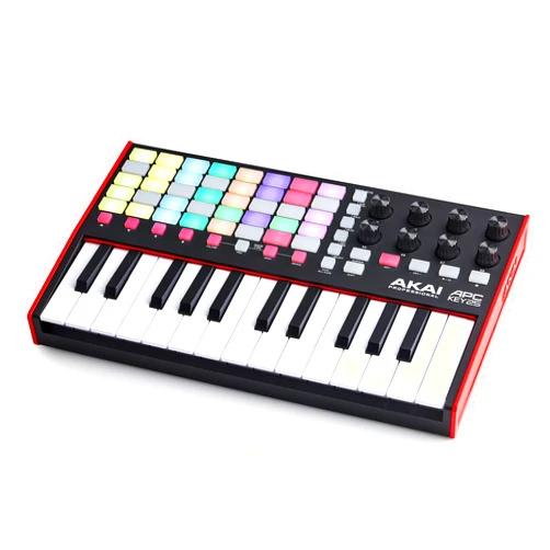 AKAI Professional APC Key 25 MK2 - 25-Key USB MIDI Keyboard Controller for Clip Launching with Ableton Live Lite, 40 RGB Pads and 8 Rotary Knobs,Black