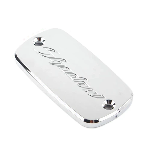 GZYF Motorcycle Front Brake Fluid Reservoir Cover Cap Front Clutch Fluid Cap Aluminum for HONDA Shadow VT600/750C/750DC/750C2B VT1100C/C2/C3 1988-2013 most model (Chrome)
