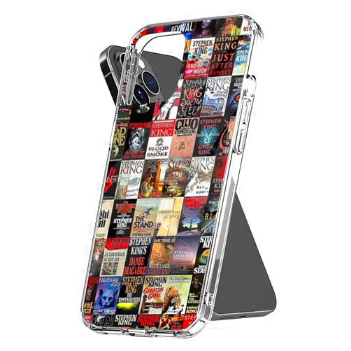 Generic Case Phone Compatible with Samsung iPhone Stephen Xr King 7 Novels 8 X 11 12 Pro Max Se 2020 13 14 Accessories Scratch Waterproof Transparent