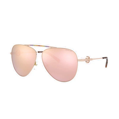 Michael Kors 59 mm Salina Aviator Metal Sunglasses MK1066B