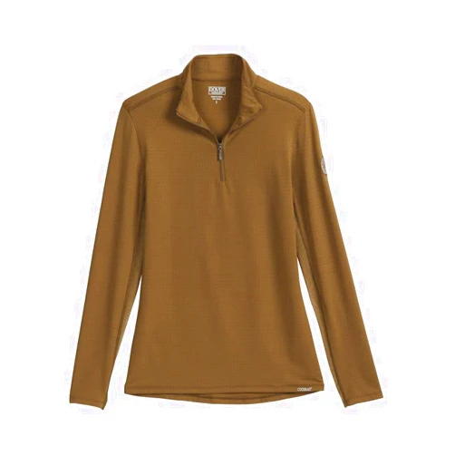 Dover Saddlery CoolBlast 100 Ladies' Clare Long Sleeve Shirt, Color: Sepia, Size: Medium