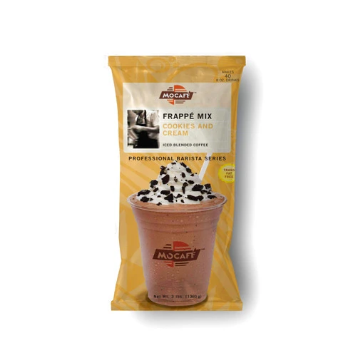 MOCAFÉ MOCAFE Frappe Cookies & Cream, Ice Blended Coffee, 3-Pound Bag