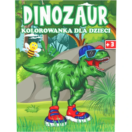 Theaddieartist.pl Kolorowanka dinozaurów dla dzieci.: Unikalne i zabawne kolorowanki dinozaurów dla dzieci | Kolorowanka z uroczymi dinozaurami dla dzieci +3 lat. (Polish Edition)
