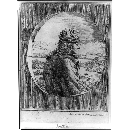 HistoricalFindings Photo: Voltaire,François-Marie Arouet,1694-1778,French Enlightenment Writer,Historian