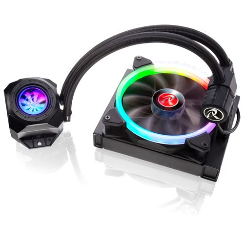 RAIJINTEK ORCUS 140 RBW AIO CPU Water cooler, with 14025 ARGB PWM Fan, Copper water block, Durable and reliable PUMP, Rotating Blade with ARGB LED, Compatible with Intel & AMD