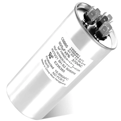 Eachave Fits for Dometic 3312195.000 Air Conditioner RV AC Motor Capacitor 60/5 MFD, Heavy Duty Air Conditioner Capacitor Replacement, Compatible with Dometic 3312195000 RV Air Conditioner Models