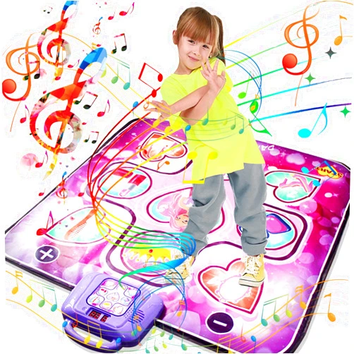 Mixtwo Dance Mat for Kids Girls Age 4 5 6 7 8 9 10 11 12- Dance Mixer Rhythm Step Play Mat-Dance Game Toy Gift for Kids Girls Boys,Christmas Birthday Gifts,10 Levels