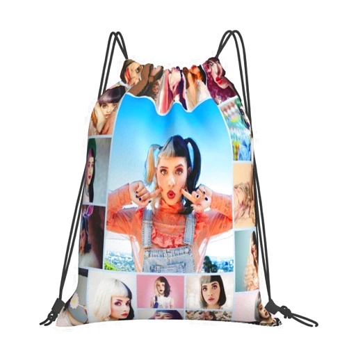 CVAHAOIUB Melanie Great Artist Martinez Drawstring Bag Bags Foldable Gym Bag Casual Storage Bag for Men Women String Daypack Outdoor Backpack for Swimming
