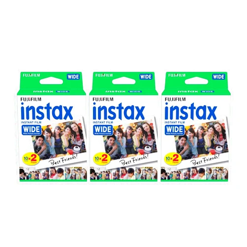 Fujifilm Instax Wide Instant 60 Film for Fuji Instax Wide 210 200 100 300 Instant Photo Camera