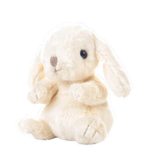 Dilly dudu Cream Bunny/Rabbit Stuffed Animal Plush Soft Toy 6-Inch