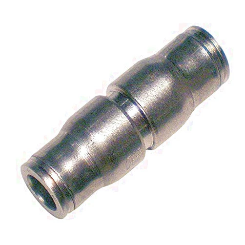 Legris Nickel Plated Brass Straight Union, 12mm Tube Size - 3606 12 00