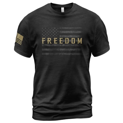 RustField Co. Freedom T Shirt, American Flag Shirt, Freedom Shirts for Men, Patriotic Shirts for Men