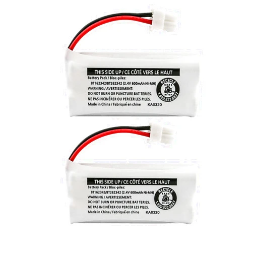 Kastar 2-Pack Battery Replacement for Vtech CS6729-5 CS6829 CS6829-2 CS6829-3 CS6859 CS6859-2 CS80100 CS81100 CS82100 CS82300 CS82350 DS6151 DS6501 DS6511 DS6511-2 DS6520 DS6520-22 DS6521 Handset