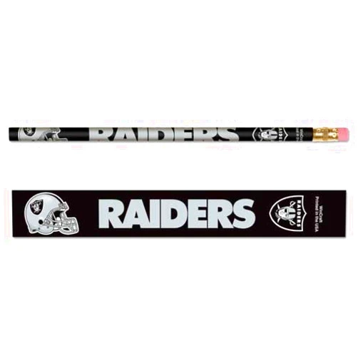 Old Glory Wincraft NFL Oakland Raiders 15561041 Pencil (6 Pack)