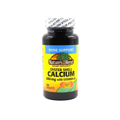 Nature's Blend Oyster Shell Calcium with D3 100 Tabs