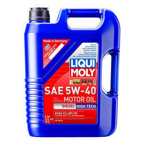LIQUI MOLY Diesel High Tech SAE 5W-40 | 5 L | Fully synthetic engine oil | SKU: 2022