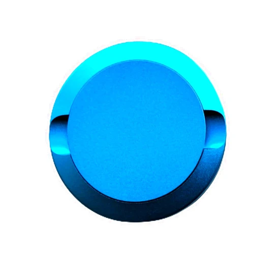 Beasygocean Cyan blue Colored Aluminum Snus Cans, sky blue snus metal cans 70mm Diameter x 22mm Height light blue