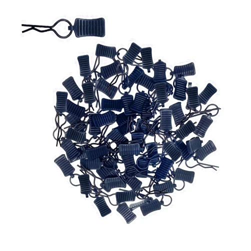 HIQTRADEBYJJ 50pcs RC Body Clips with Pull Tabs for All 1/8 1/10 1/12 Scale Traxxas Redcat Axial Arrma HSP Redcat HPI Himoto Tamiya RC Car Truck Buggy Parts (1.2mm Rod Black Clips and Tabs)