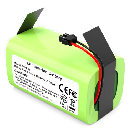 Futurebatt 4000mAh 14.4V Replacement Battery for Ecovacs for Deebot N79 N79S DN622 Eufy RoboVac 11 11S 11S MAX 12 15C 15C-MAX 15T 30 30C 30MAX 35C Shark RV750 RV720 RV700 Battery Pack