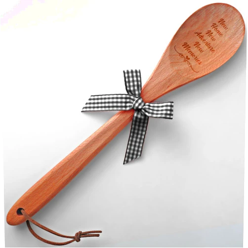 YROVWENQ Housewarming Gift for New House Homeowner, New Home Owner Realtor Gift, First Home Gift, Housewarming Gift for Soup Salad Cooking Mixing Oval Spoons, Kitchen Baking Cooking Christmas Gifts