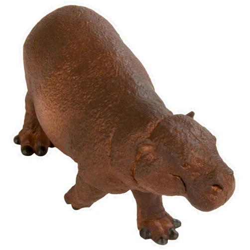 Safari Ltd. Pygmy Hippopotamus Figurine - Detailed 3.25