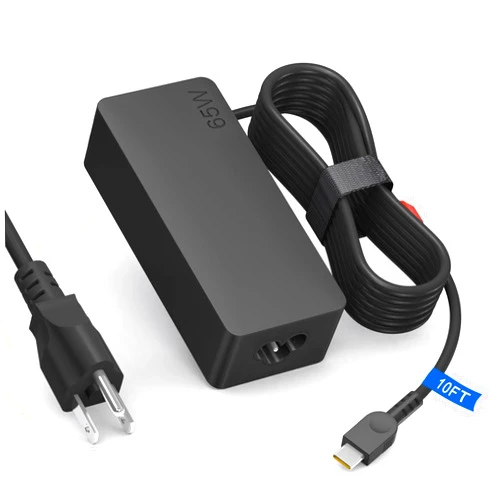 Dzytnsy 65W 45W Charger Compatible with Lenovo Laptop, USB Type C Power Compatible with Lenovo Yoga, Thinkpad, Chromebook Computer,14Ft, 65W USB C Laptop Universal AC Adapter