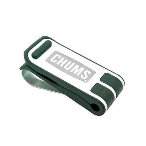 Chums Glasshopper Clip - Metal Sun Visor Glasses Holder for Vehicles - Car, Truck, or SUV Sunglasses Mount Attachment (Silver)