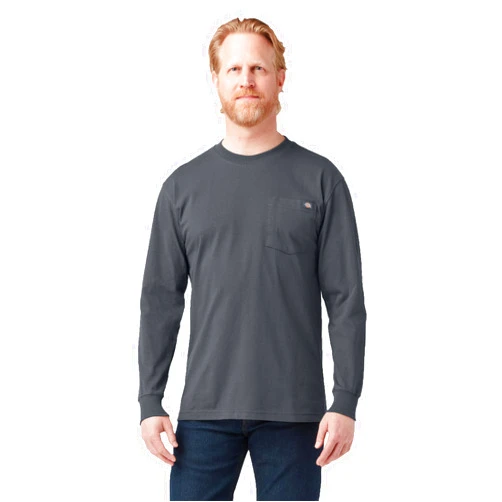 Dickies Men's Big and Tall Long Sleeve Heavyweight Crew Neck