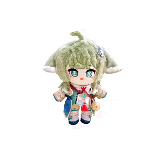 CALEMBOU Anime Plush Dress Up Doll Cute Chibi Figure Plushies 20cm Soft Chinese Cotton Dolls Collectible Gift for Honkai Star Rail Fans (Huohuo)