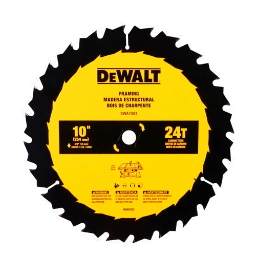 DEWALT 10 in. 24T General Purpose Saw Blade (DWA11024)