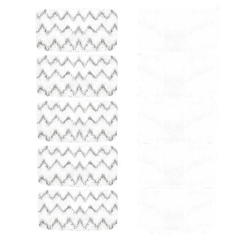 Jirmory 10 Pack 1543A Steam Mop Pads for Bissell PowerFresh Vac & Steam 2747A, Bissell Symphony Pet Steam Mop Pads 1132 1543 1652 1252 1606670 1543A 1632 1132A 1530 11326