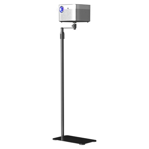 suptek Projector Stand Against Wall Hidden Stand, 360°Swivel, Height Adjustable, Mini Projector Mount Bracket, Compatible with Home Office Video Vlog DVR Camera, PR001FP
