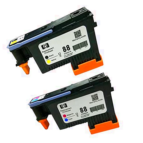 Inkpro Compatible HP 88 printhead Set C9381A C9382A for OfficeJet Pro K550 L7780 L7680