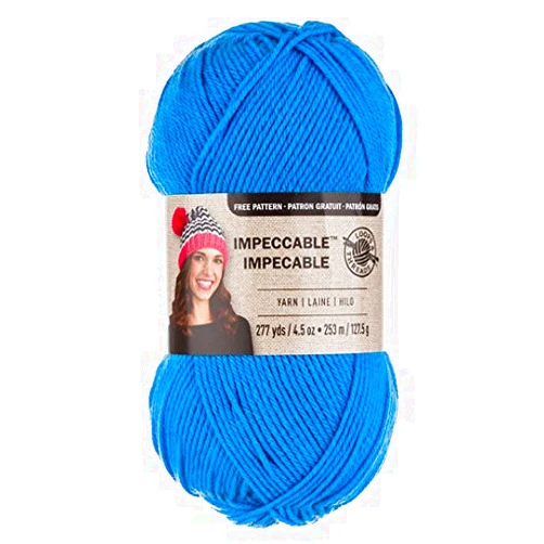 Loops & Threads Impeccable Yarn 4.5 oz. One Ball - Clear Blue
