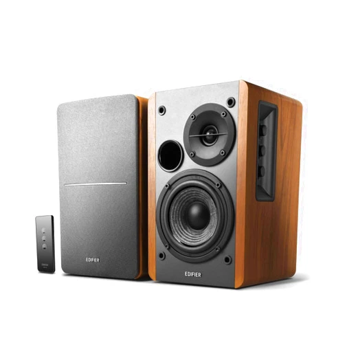 Edifier R1280T Powered Bookshelf Speakers - 2.0 Active Near Field Studio Monitor Speaker - Wooden Enclosure - 42 Watts RMS Power