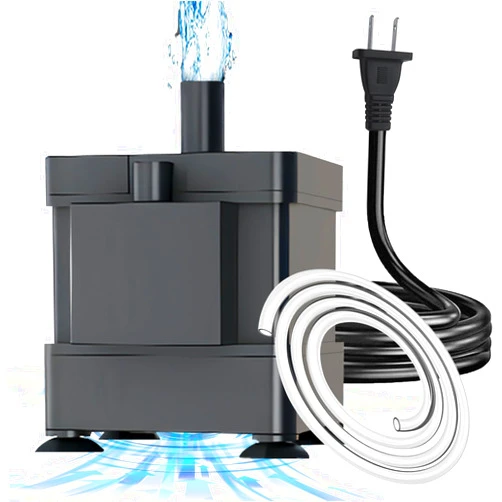 Zoronk Small Automatic Condensate Pump, 5W, With Auto Shut Off Level Sensor, For Air Conditioner, Dehumidifier, Ice Maker, Furnace, Air Cooler