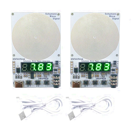 Eletechsup Mini 7.83Hz Schumann Resonances 0.01Hz~9999Hz Sine Wave Signal Generator for Synchronize Your Brainwaves to The Earth's Pulse (2X Adjustable Version)