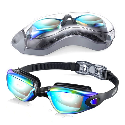 Aegend Swim Goggles, Swimming Goggles No Leaking Full Protection Adult Men Women Youth