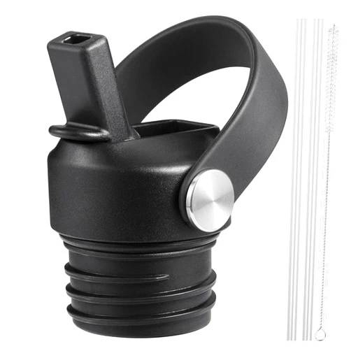 Mijafaron Straw Lid for Hydro Flask 12 18 21 24 oz Standard Mouth, Straw Lid for Hydroflask Standard Mouth with Flexible Handle, Flex Straw Cap Replacement Lid for Hydroflask Standard Mouth