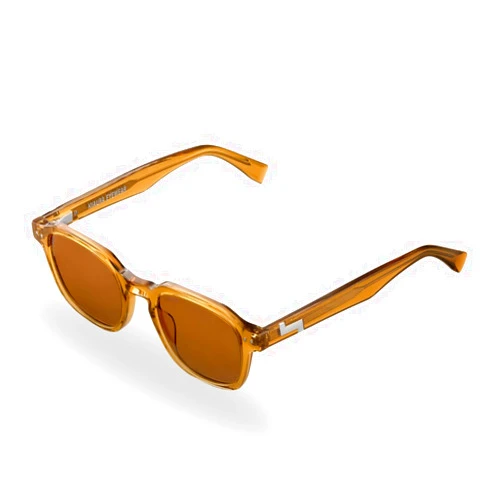 KIAURA Lautner Premium UV400 Polarized Sunglasses, XL & Original Sizes, Shape Memory Acetate Frames, Scratch-Resistant Lenses